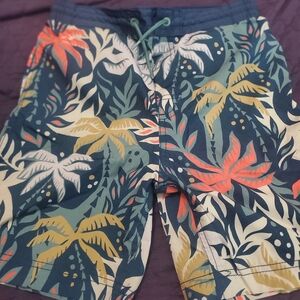 Old Navy Kids Swim Trunks - Navy, Orange, Yellow, Green
